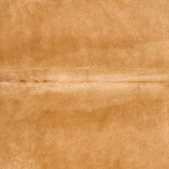 Brazilian Palomino and White Cowhide Rug Size 7'1" L x 5'11" W 2514