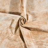 Brazilian Palomino and White Cowhide Rug Size 6'10" L x 6'1" W 2515