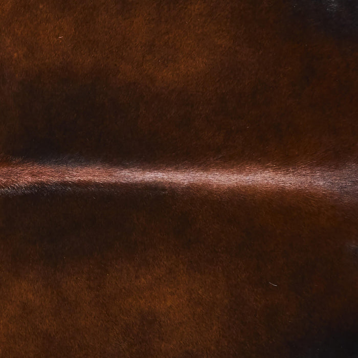 Brazilian Mahogany Cowhide Rug Size 7'8" L x 7'0" W 2522