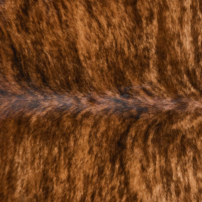 Brazilian Brindle Cowhide Rug Size 6'8" L x 6'1" W 2534