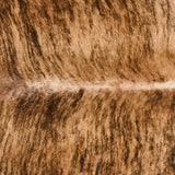 Brazilian Brindle Cowhide Rug Size 7'0" L x 6'4" W 2535