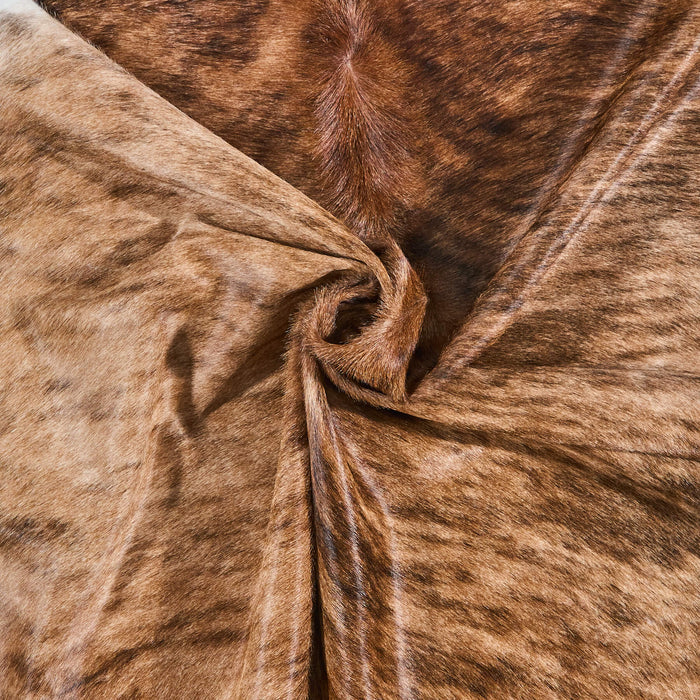 Brazilian Brindle Cowhide Rug Size 7'0" L x 6'2" W 2542