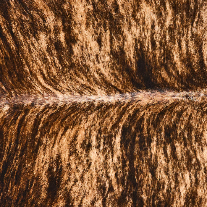 Brazilian Brindle Cowhide Rug Size 7'0" L x 6'4" W 2548