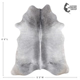 Brazilian Grey Cowhide Rug Size 6'6" L x 5'3" W 2552