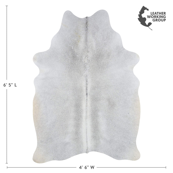 Brazilian Grey Cowhide Rug Size 6'5" L x 4'6" W 2553