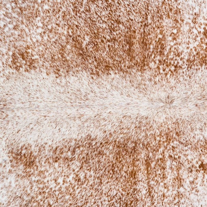 Brazilian Brown Salt and Pepper Cowhide Rug Size 8'5" L x 6'11" W 2581