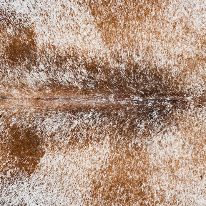 Brazilian Brown Salt and Pepper Cowhide Rug Size 7'11" L x 7'4" W 2583