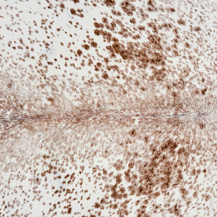 Brazilian Brown Salt and Pepper Cowhide Rug Size 8'1" L x 7'0" W 2593