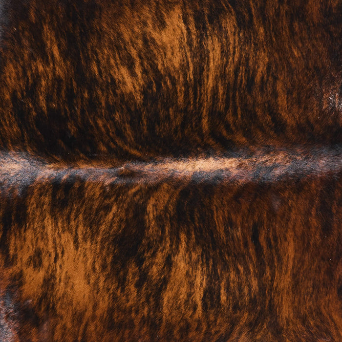 Brazilian Brindle Cowhide Rug Size 6'9" L x 6'7" W 2609