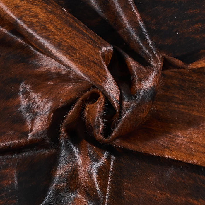 Brazilian Brindle Cowhide Rug Size 7'8" L x 6'8" W 2615