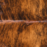 Brazilian Brindle Cowhide Rug Size 7'1" L x 7'0" W 2619