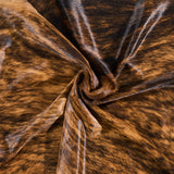 Brazilian Brindle Cowhide Rug Size 6'11" L x 6'5" W 2622