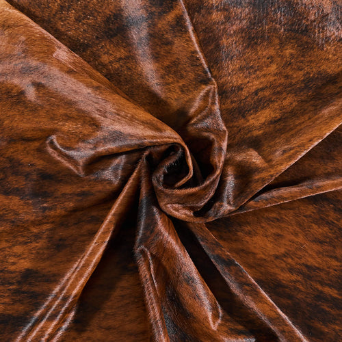 Brazilian Brindle Cowhide Rug Size 8'4" L x 7'5" W 2630