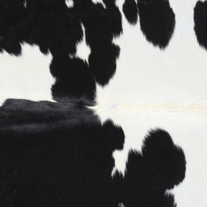 Brazilian Black and White Cowhide Rug Size 6'6" L x 5'9" W 2633
