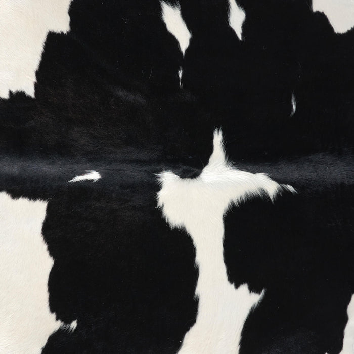 Brazilian Black and White Cowhide Rug Size 6'11" L x 5'8" W 2640