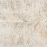 Brazilian Light Grey Brindle Cowhide Rug Size 7'2" L x 5'11" W 2657