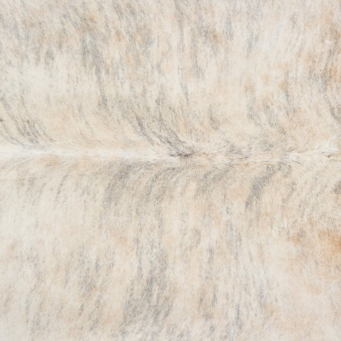 Brazilian Light Grey Brindle Cowhide Rug Size 7'2" L x 5'11" W 2657