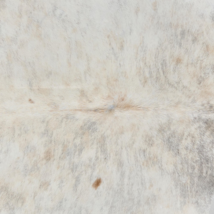 Brazilian Light Grey Brindle Cowhide Rug Size 6'11" L x 5'11" W 2660