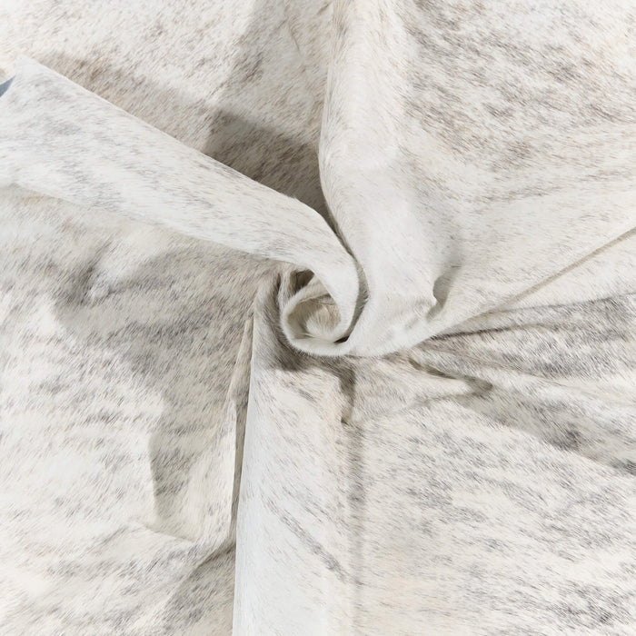 Brazilian Light Grey Brindle Cowhide Rug Size 6'11" L x 6'2" W 2664