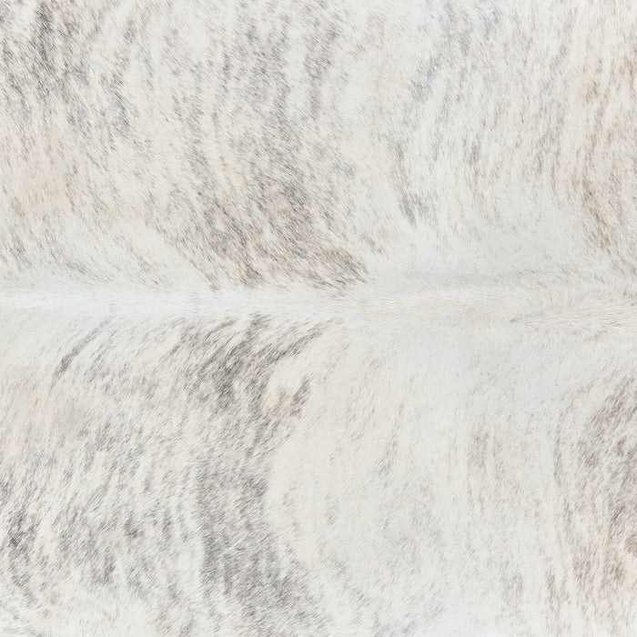 Brazilian Light Grey Brindle Cowhide Rug Size 6'11" L x 6'2" W 2664