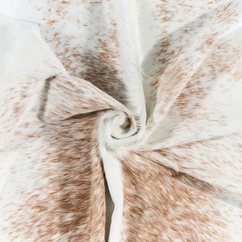 Brazilian Brown Salt and Pepper Cowhide Rug Size 6'8" L x 5'9" W 2666