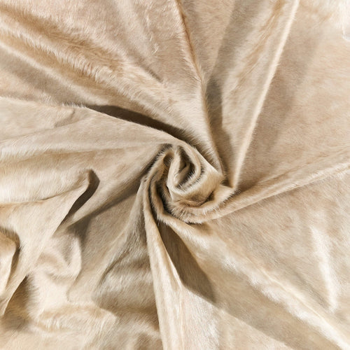 Brazilian Champagne Cowhide Rug Size 7'8" L x 6'8" W 2673