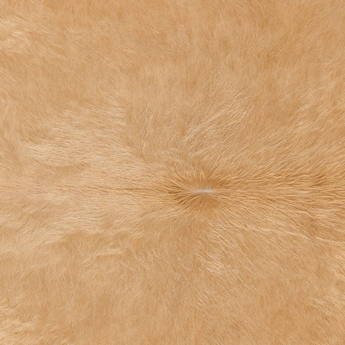 Brazilian Beige Cowhide Rug Size 7'2" L x 5'9" W 2686