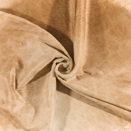 Brazilian Beige Cowhide Rug Size 7'5" L x 6'6" W 2690