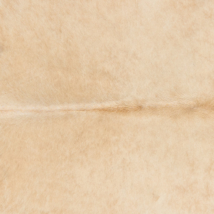 Brazilian Beige Cowhide Rug Size 7'4" L x 6'2" W 2691