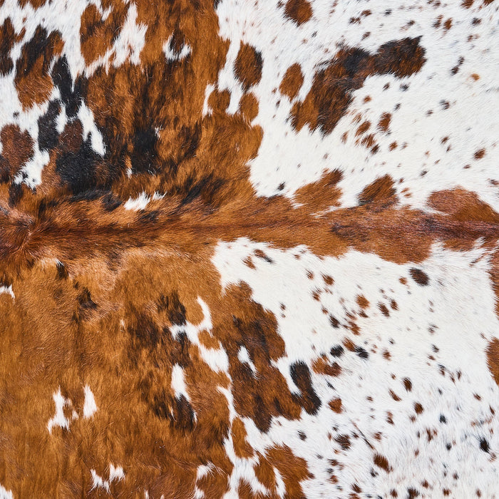 Tricolor Cowhide Rug Size 9'3" L x 7'10" W 2828