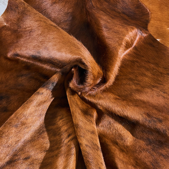 Brindle Cowhide Rug Size 6'6" L x 6'4" W 2834