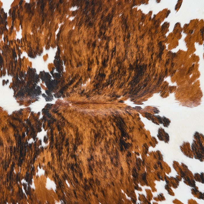 Tricolor Cowhide Rug Size 8'1" L x 7'1" W 2853