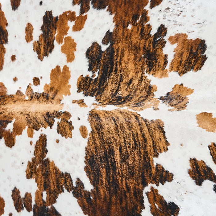 Tricolor Cowhide Rug Size 8'3" L x 7'1" W 2854