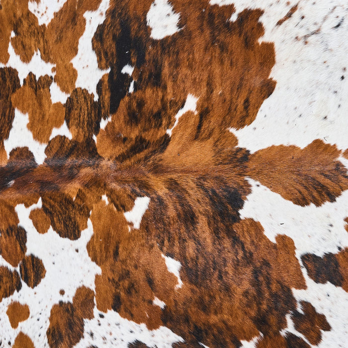 Tricolor Cowhide Rug Size 7'2" L x 5'11" W 2895