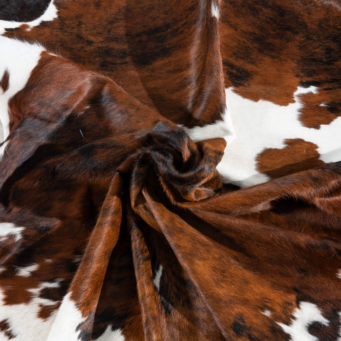 Tricolor Cowhide Rug Size 6'11" L x 6'2" W 2907