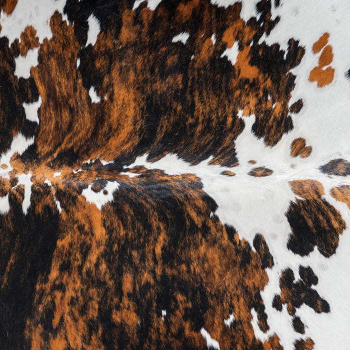 Tricolor Cowhide Rug Size 7'11" L x 6'10" W 2920