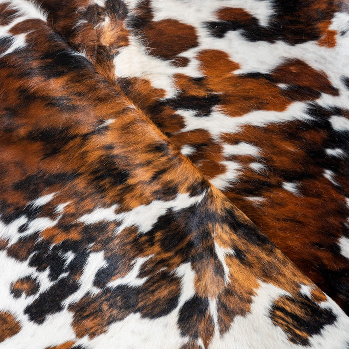 Tricolor Cowhide Rug Size 7'2" L x 6'1" W 2930