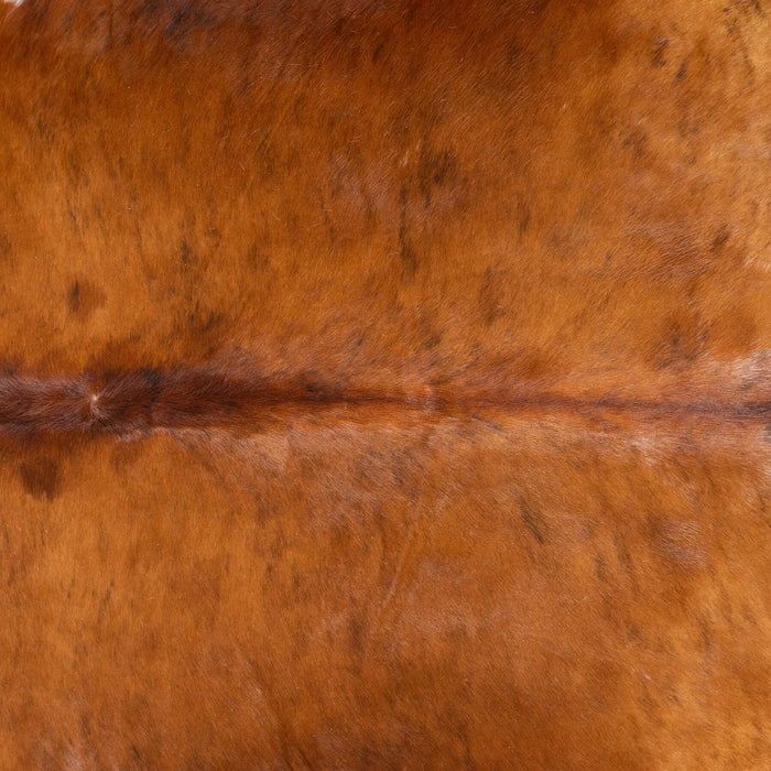 Tricolor Brindle Mix Cowhide Rug Size 7'9" L x 6'8" W 2934