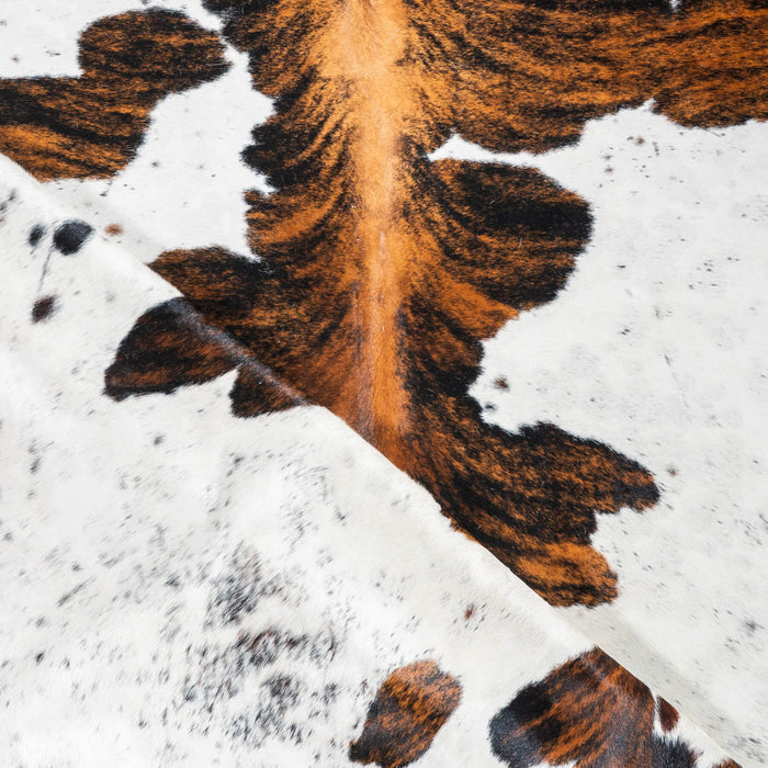 Tricolor Cowhide Rug Size 8'1" L x 6'8" W 2946