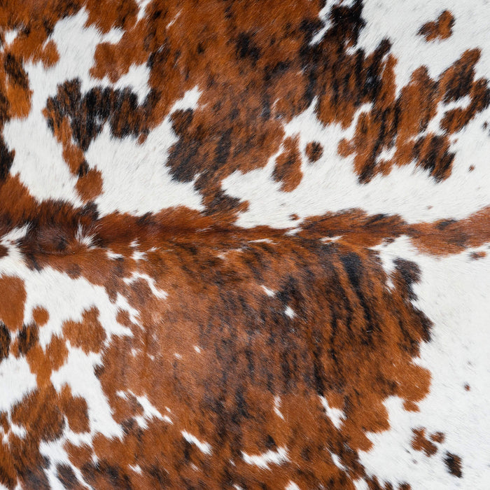 Tricolor Cowhide Rug Size 7'7" L x 6'9" W 2948