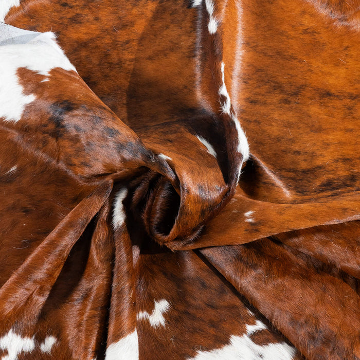 Tricolor Cowhide Rug Size 7'2" L x 6'3" W 2949