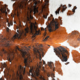 Tricolor Cowhide Rug Size 7'4" L x 6'7" W 2950