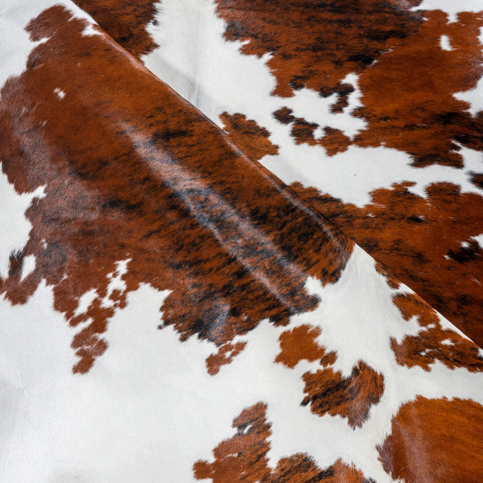 Tricolor Cowhide Rug Size 7'9" L x 6'11" W 2958