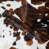 Tricolor Cowhide Rug Size 7'4" L x 6'4" W 2960