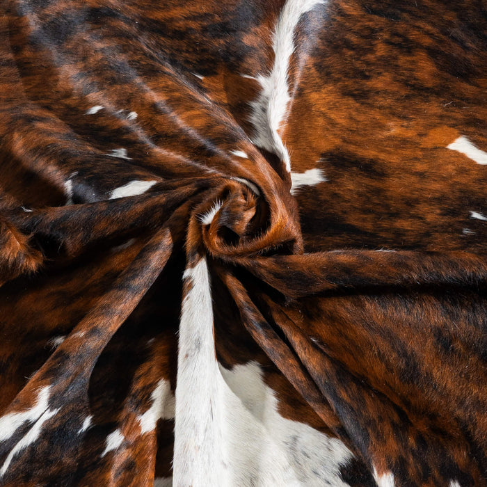 Tricolor Cowhide Rug Size 6'9" L x 6'0" W 2965