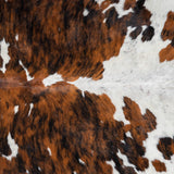 Tricolor Cowhide Rug Size 6'9" L x 6'0" W 2965