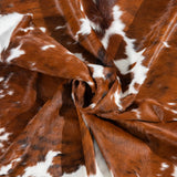 Tricolor Cowhide Rug Size 8'3" L x 7'1" W 2967