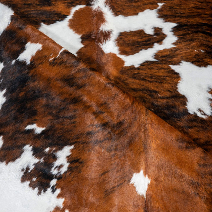 Tricolor Cowhide Rug Size 7'9" L x 5'10" W 2993