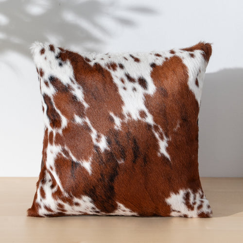 Tricolor Cowhide Pillow