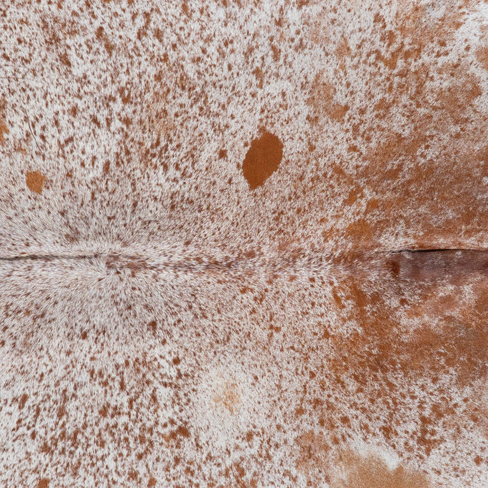 Brazilian Brown Salt and Pepper Cowhide Rug Size 7'6" L x 6'10" W 3009